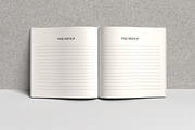 Square Open book mockup, an Advertising Mockup by Rami's Mockups (Thumbnail 4 of 8)