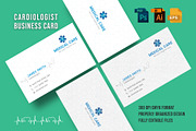 Cardiologist Business Card, a Business Card Template by graphicsunday (Thumbnail 1 of 4)