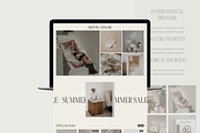 Squarespace Website Template Atelier, a Squarespace Template by Candor Templates (Thumbnail 3 of 14)