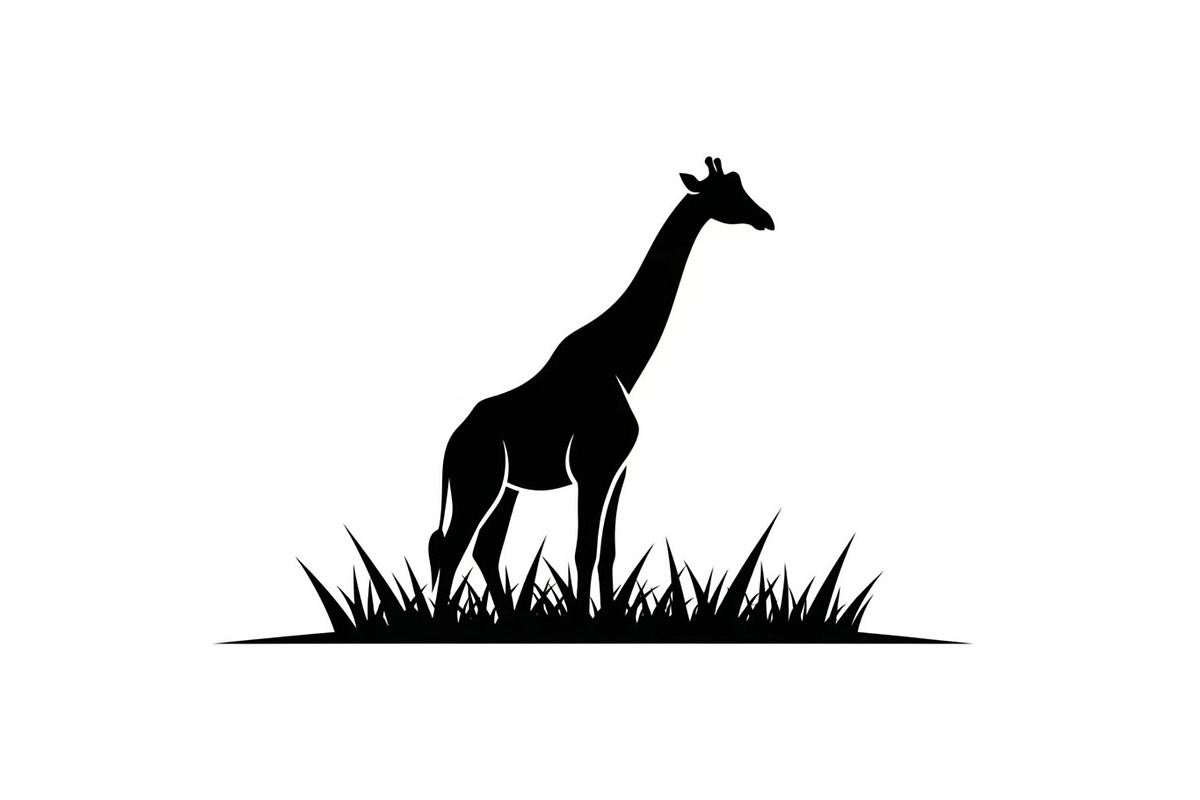 Giraffe Safari Silhouette Vector Bun, an Illustration by Designer_Momina (Photo 6 of 51)