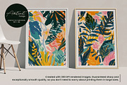 103.Abstract Foliage, a Background Graphic by Vibrand Studio (Thumbnail 4 of 9)