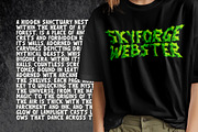 Skyforge Webster Metal Gothic font, a Blackletter Font by dansdesign (Thumbnail 9 of 12)