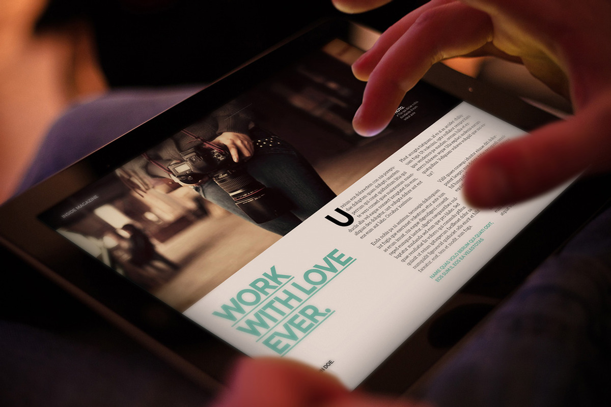 Ipad Magazine Template, a Magazine Template by broluthfi (Photo 2 of 5)