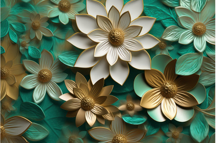 Floral craft paper structure, a Nature Photo by Ylivdesign