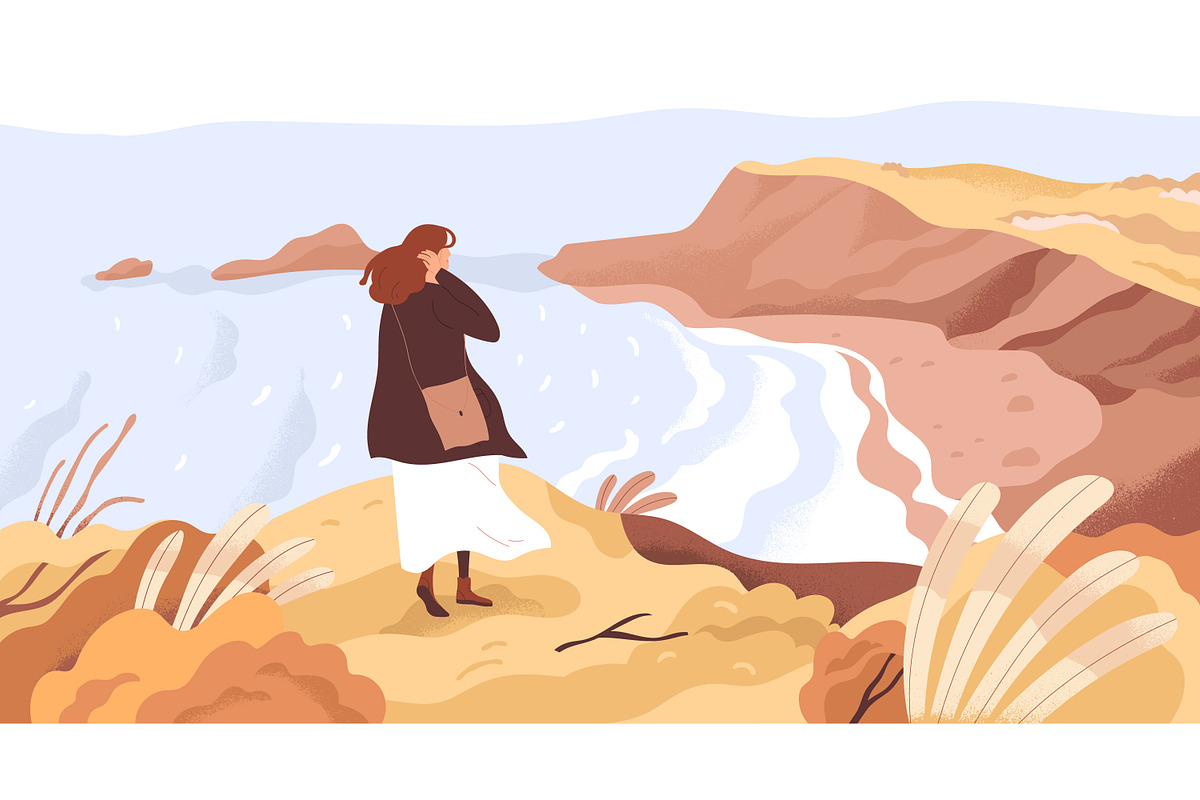 Travelers enjoying views set, a Person Illustration by Good Studio (Photo 5 of 12)