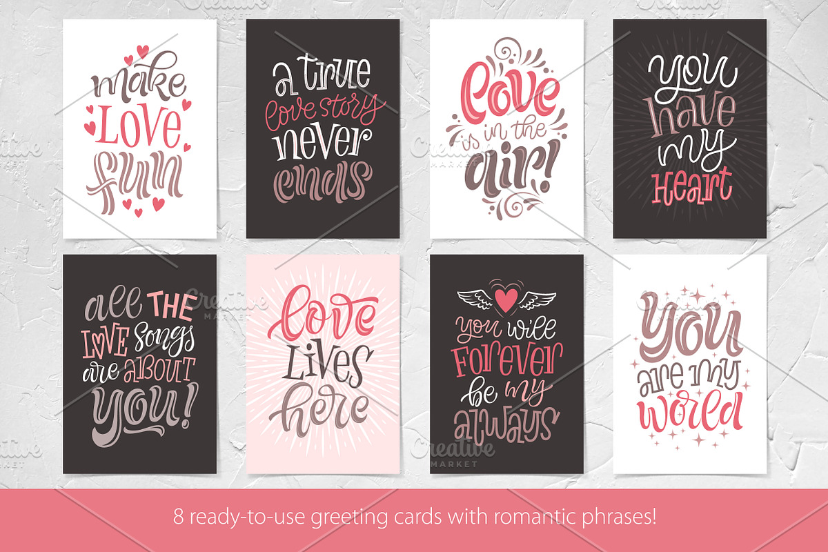 Valentine's day set | 62 elements!, an Object Illustration by bariskina (Photo 6 of 8)