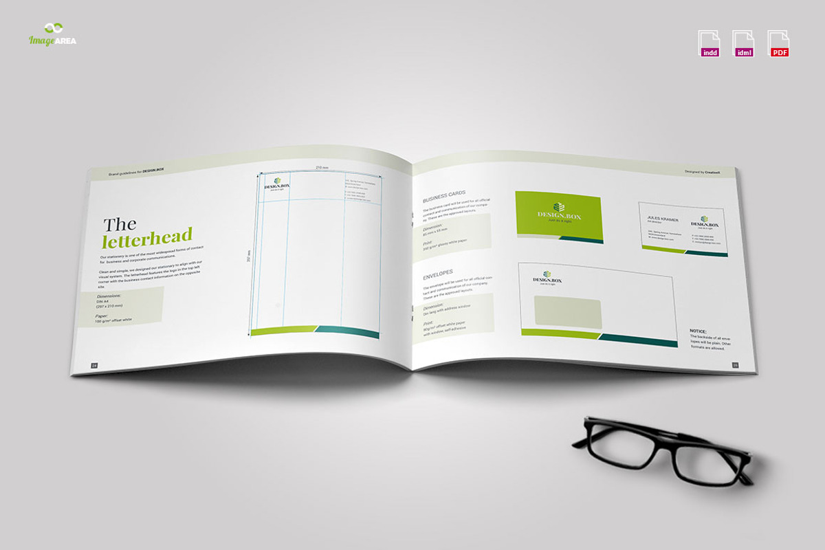 Landscape Brand Book, a Brochure Template by Imagination Area (Photo 7 of 13)
