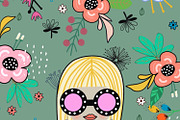 Rad & Retro Floral Stamps, a Brush Add-On by OkayAnnie Designs (Thumbnail 7 of 11)