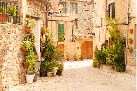 old town of Valdemossa, Majorca, an Architecture Photo by Neirfy