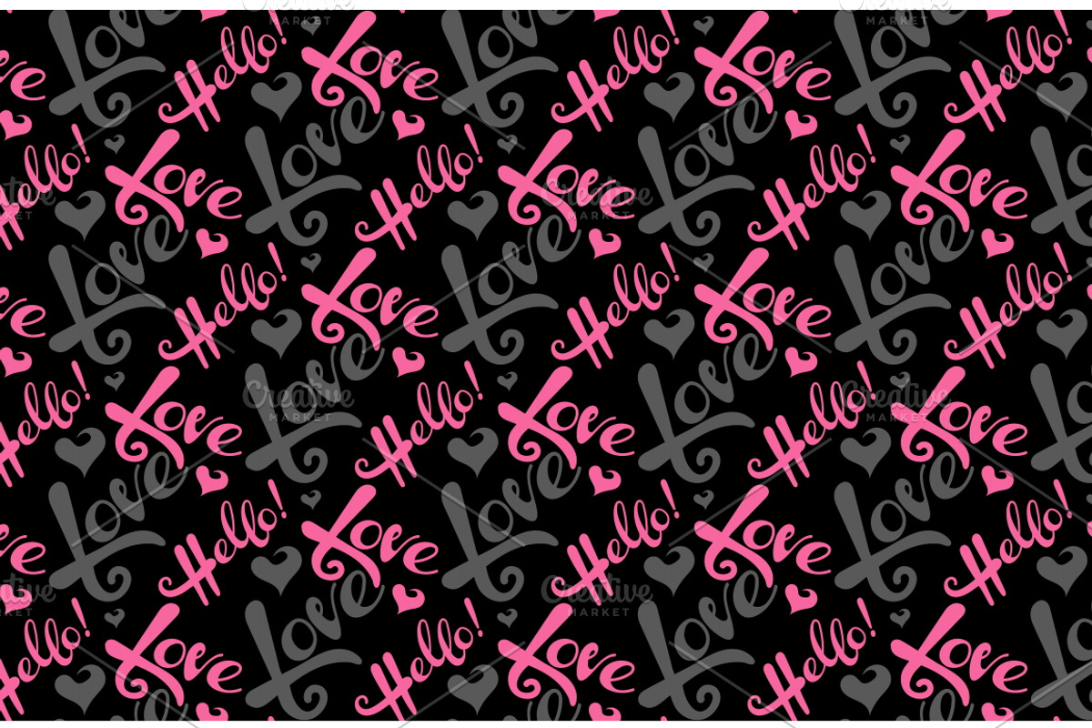 Hello Love Pattern