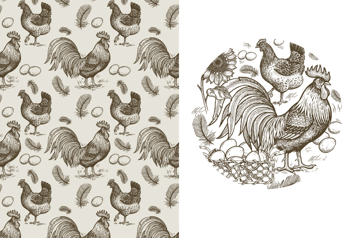 Farm animals and products., an Object Graphic by MarinaVorontsova (Photo 5 of 7)