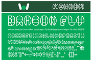 Dragon Fly Font, a Font by weknow (Thumbnail 1 of 5)