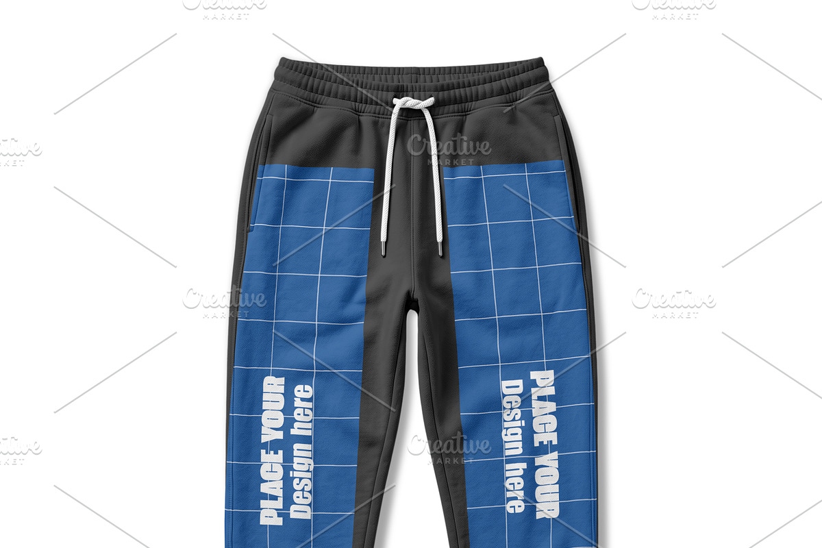 Oversized Jogger Flat Lay Mockup, a Bottom Mockup by Pixel Foundry (Photo 2 of 3)