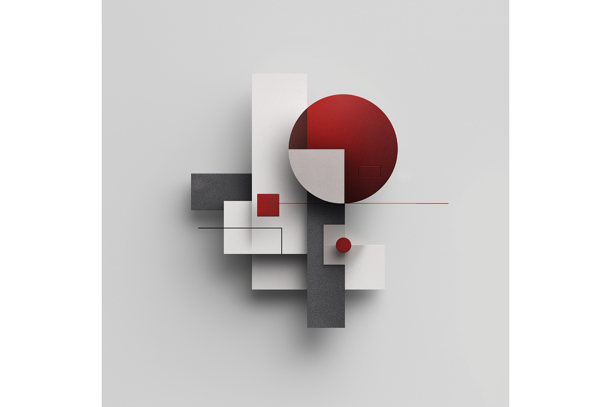 Prompt Modern Abstract Design Shapes, a Decorative Illustration by Creative design (Photo 5 of 7)
