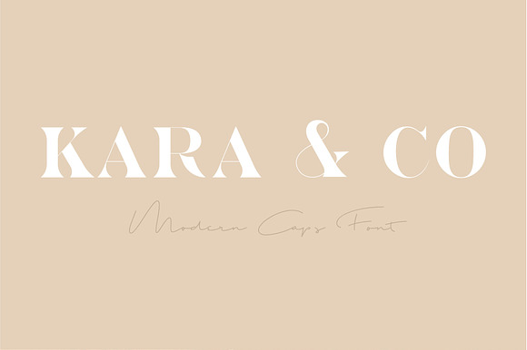 Kara & Co - Fashion Serif Font preview 7