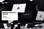Business Cards Mockup Vol 1, a Product Mockup by AnagramDesign (Thumbnail 1 of 6)