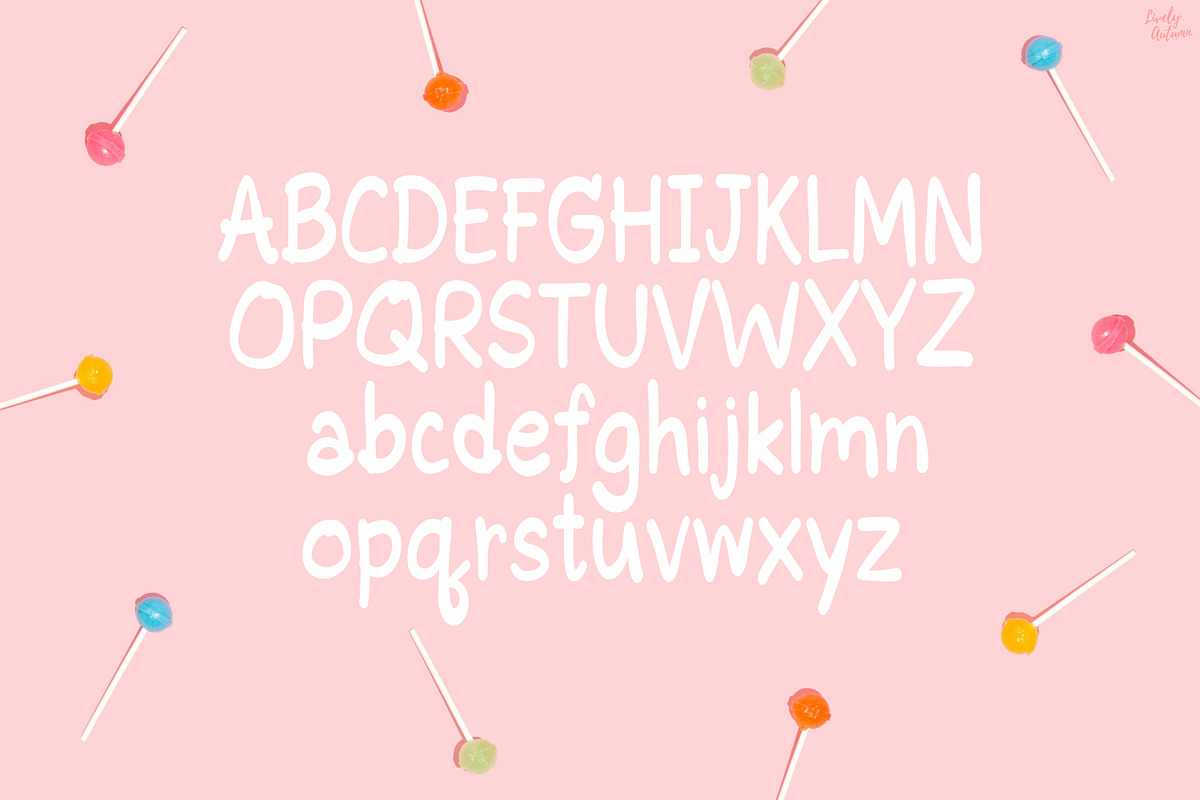 Sugar | Handwriting Font, a Handwritten Font by LivelyAutumn11.11 (Photo 2 of 5)