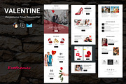VALENTINE - Email Newsletter, an Email Template by evethemes (Thumbnail 1 of 2)