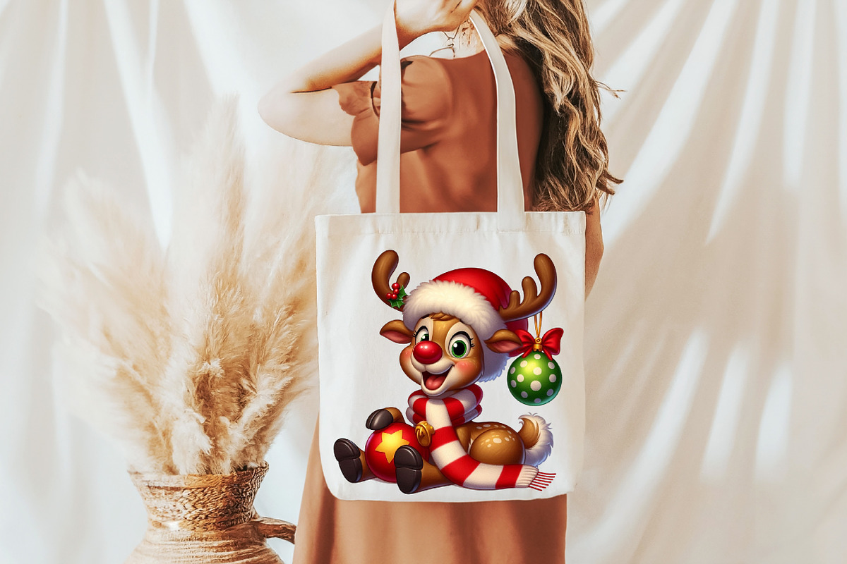 Reindeer Merry Christmas Png, an Illustration by Libby Wishes (Photo 5 of 6)