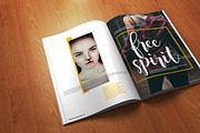 12 page A4 InDesign Fashion Magazine, a Magazine Template by Minimalist Studio (Thumbnail 4 of 6)