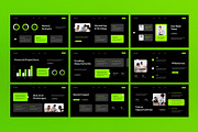 Black Modern Pitch Deck PPT, a Presentation Template by graphicook (Thumbnail 3 of 4)