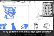 Handmade Animals Vector Shapes, a Shape Add-On by ORCOLOR (Thumbnail 5 of 5)