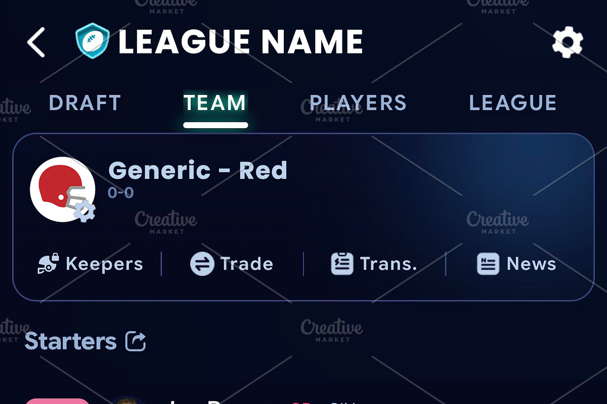 Custom Fantasy Football Helmet Icons, a Solid Icon by Nickosuave (Photo 9 of 14)