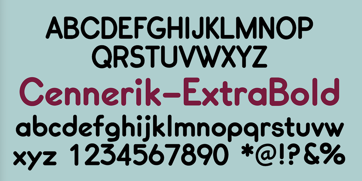 Cennerik, a Sans Serif Font by Ingrimayne Type (Photo 11 of 11)