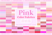 Pink Color Palettes Themes & Shades, a Palette Add-On by Hell Yeah Designs (Thumbnail 1 of 10)