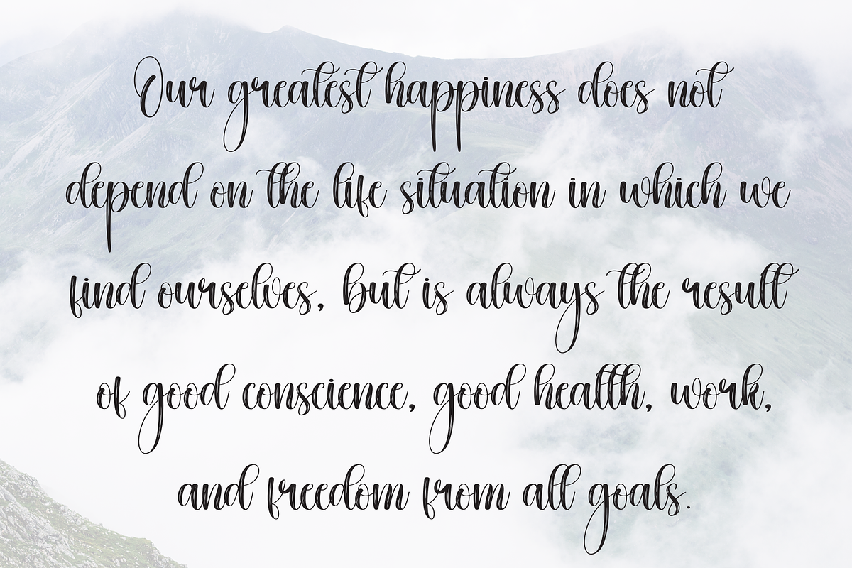 Breakfast | Script Font, a Handwritten Font by Scratchones (Photo 6 of 9)