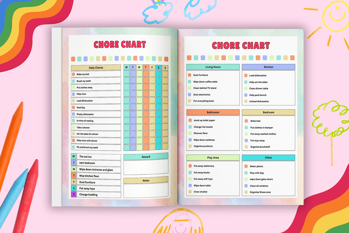 2026 Kids Chore Charts preview 5