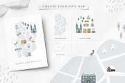 Scandi Christmas maps, cards creator, an Animal Illustration by Tabita's shop (Thumbnail 2 of 17)