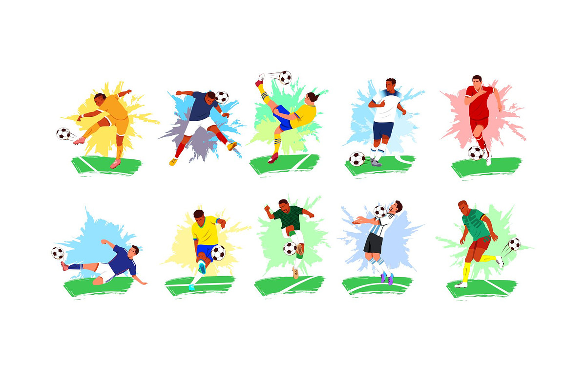 Football Technique Vector, an Object Graphic by SLAB! Design (Photo 2 of 2)