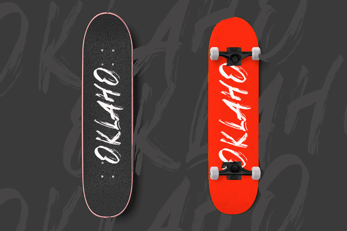 Goshbe - Street Brush Font preview 7