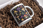 12 Darkwood Shrooms Seamless Pattern, a Pattern Graphic by Inknfolly (Thumbnail 4 of 7)
