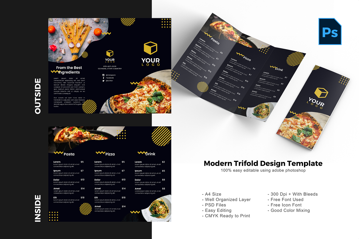 SALE | 36 BUNDLE TRIFOLD BROCHURE, a Brochure Template by rivatxfz (Photo 14 of 37)