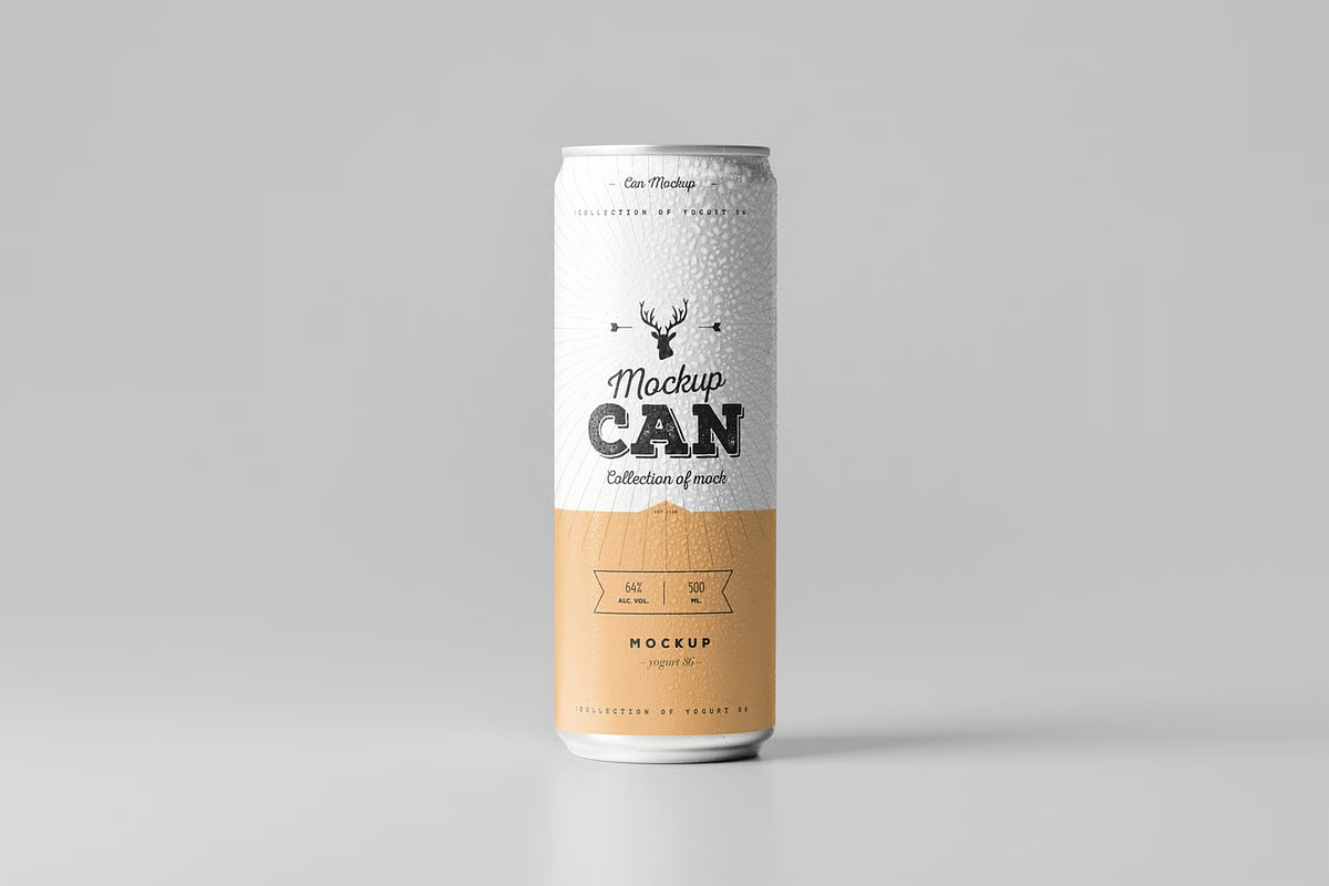Can Mockup, an Advertising Mockup by DesignRushMarket (Photo 5 of 14)