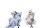 Pastel Snowy Watercolor Sublimation, an Object Illustration by Digital Xpress (Thumbnail 2 of 3)