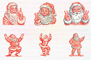 Hand-Drawn Santa Christmas Png, an Illustration by CreationArt (Thumbnail 3 of 5)