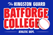 Batforge Athletics - College Font, a Sans Serif Font by Roams Type (Thumbnail 3 of 6)