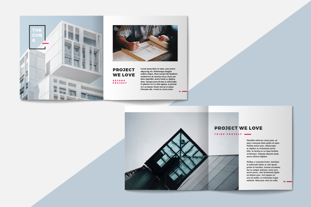 Square Portfolio Brochure Template, a Brochure Template by RWstudio (Photo 5 of 6)