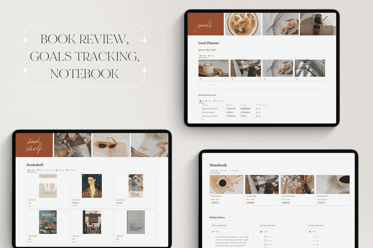 Notion Life Planner, a Websites & App Template by Asha Glenn Design Studio (Photo 9 of 12)