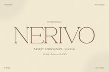NV NERIVO – Modern Serif Font