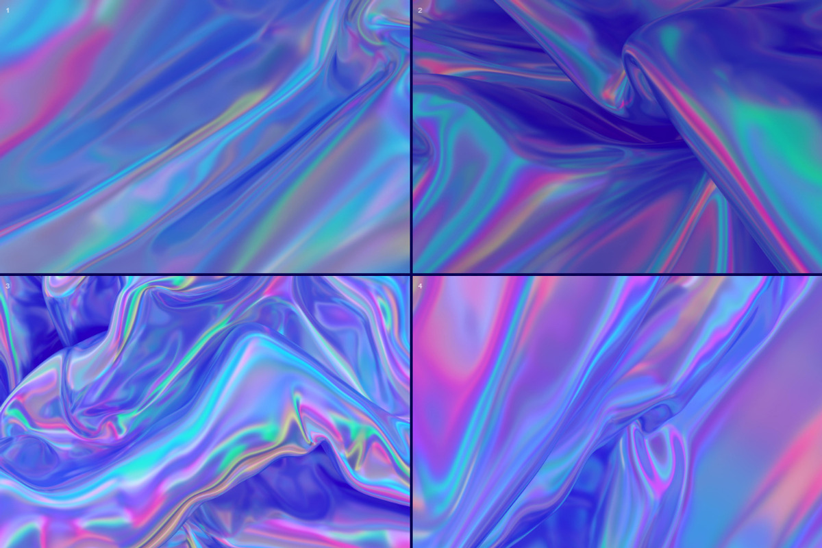 Iridescent Abstract Backgrounds, a Wallpaper Graphic by BIBIART (Photo 6 of 9)