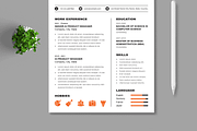 Resume Template Layout, a Resume Template by MightyDesign (Thumbnail 3 of 8)