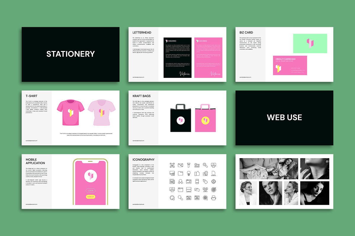 MAXIMO | Brand Guidelines Templates, a Branding & Logo Template by Artisan Vibes (Photo 10 of 11)