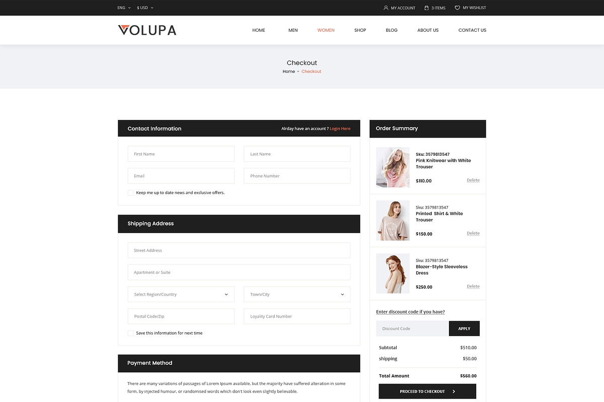 Volupa - eCommerce PSD Template, a Templates & Theme by ewises (Photo 9 of 20)