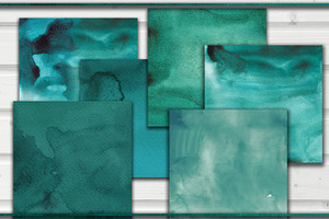 Teal And Jade Textures And Papers