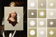 Celestial Gold Foil Papers & Frames, a Social Media Template by The Flossy Finch (Thumbnail 10 of 20)