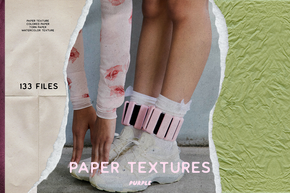 Paper Texture Collection, a Texture Graphic by Purple (Photo 1 of 13)